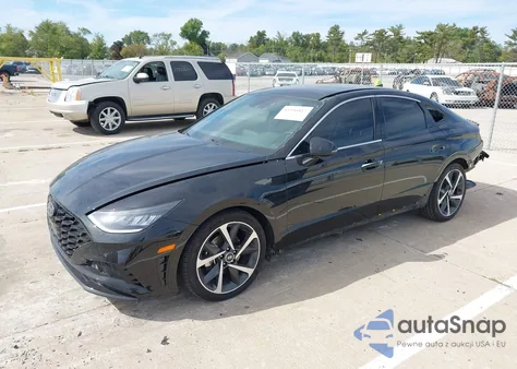 2022 Hyundai Sonata Sel Plus z USA, uszkodzony, nr VIN 5NPEJ4J25NH138525